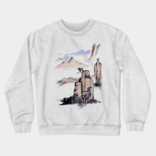 Mountain Landscape Crewneck Sweatshirt